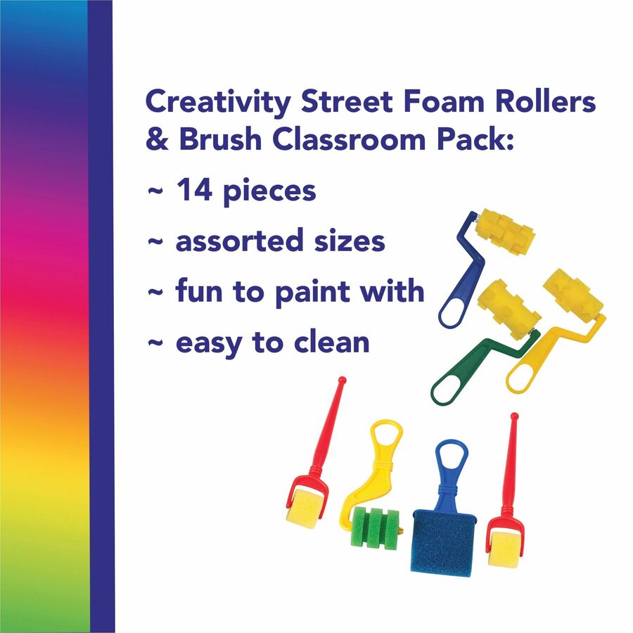 Creativity Street Creativity Street Foam Rollers & Brush Pack (AC9852)