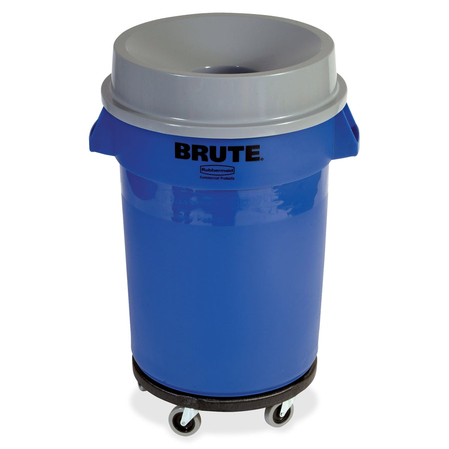 Rubbermaid Commercial Brute 32-Gallon Container Funnel Top Lids (3543GRACT)