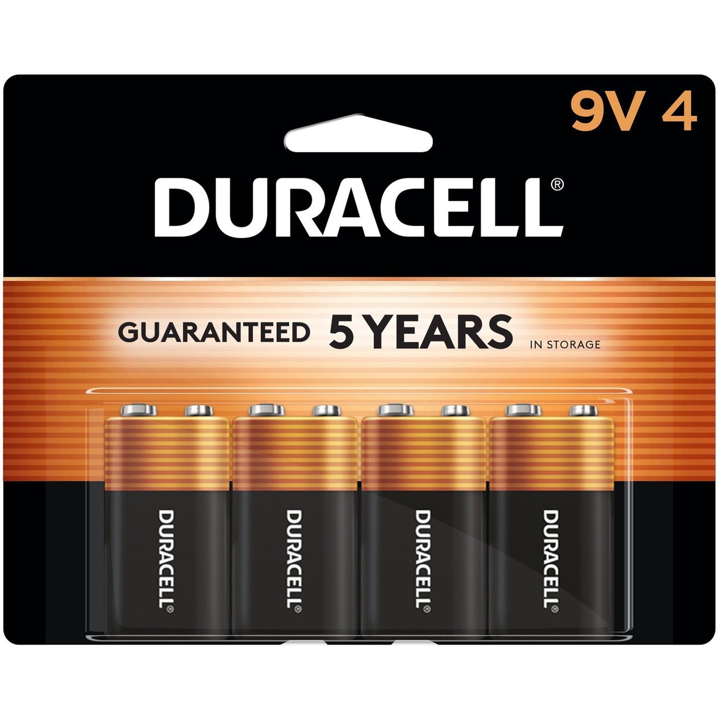 Duracell 9-Volt Coppertop Alkaline Batteries, 4-Packs (MN16RT4ZCT)