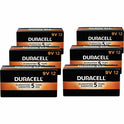 Duracell 9-Volt Coppertop Alkaline Batteries, 12-Packs (01601CT)