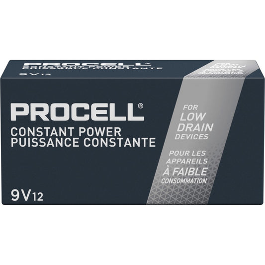 Duracell 9-Volt Procell Alkaline Constant Batteries, 12-Packs (PC1604BKDCT)