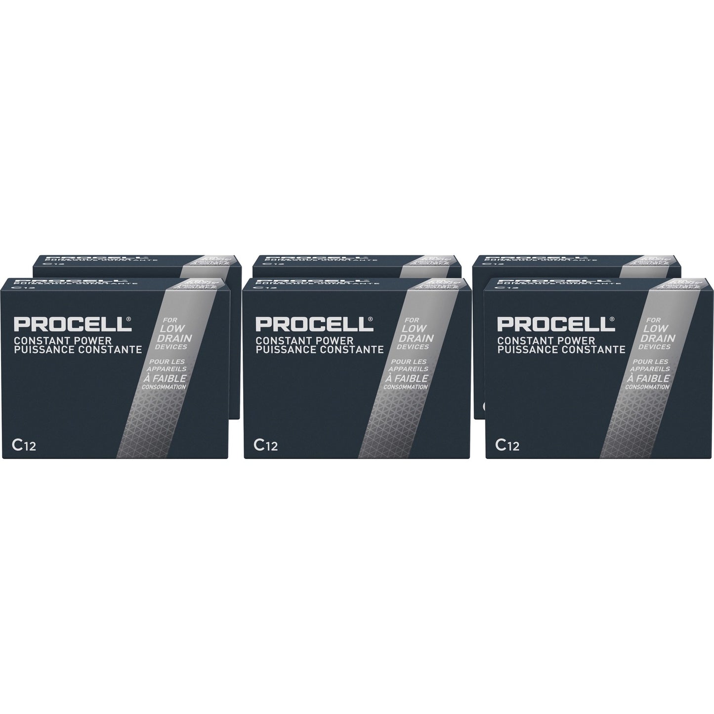 Duracell Procell Alkaline C Battery Boxes of 12 (PC1400CT)