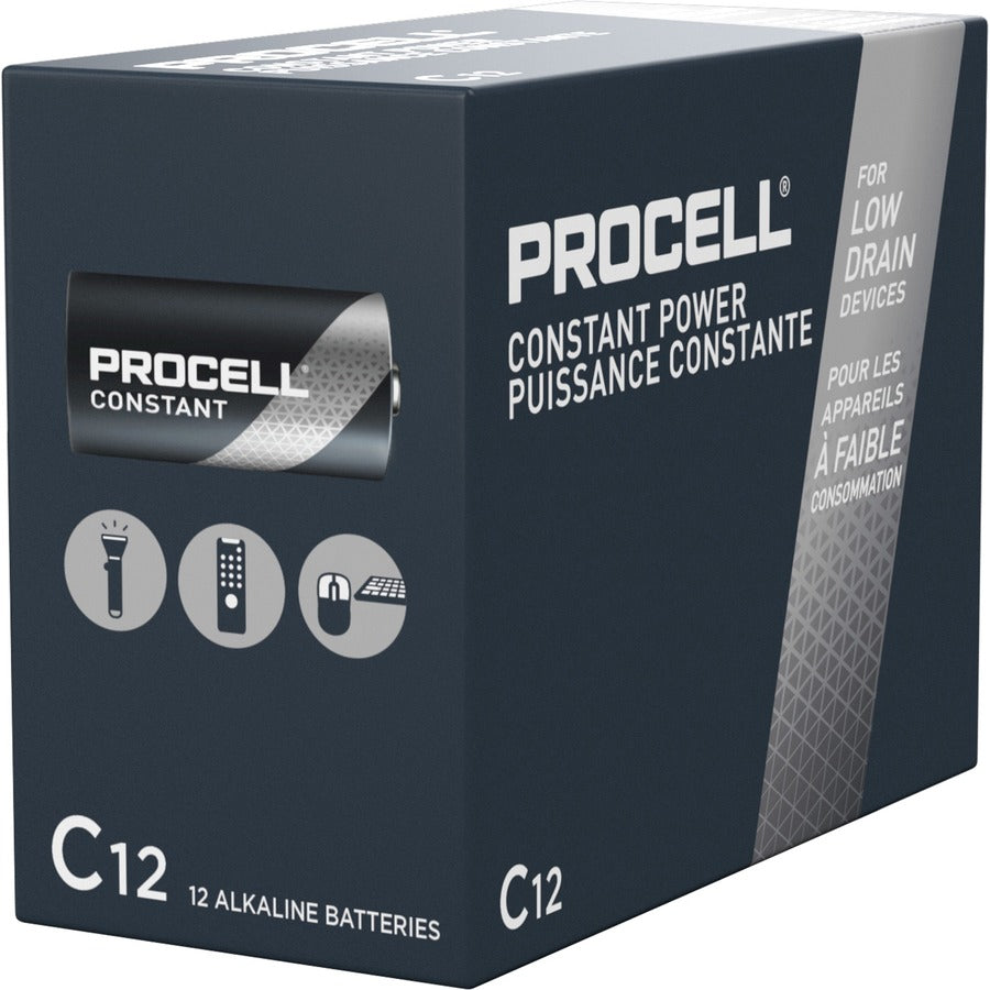 Duracell Procell Alkaline C Battery Boxes of 12 (PC1400CT)