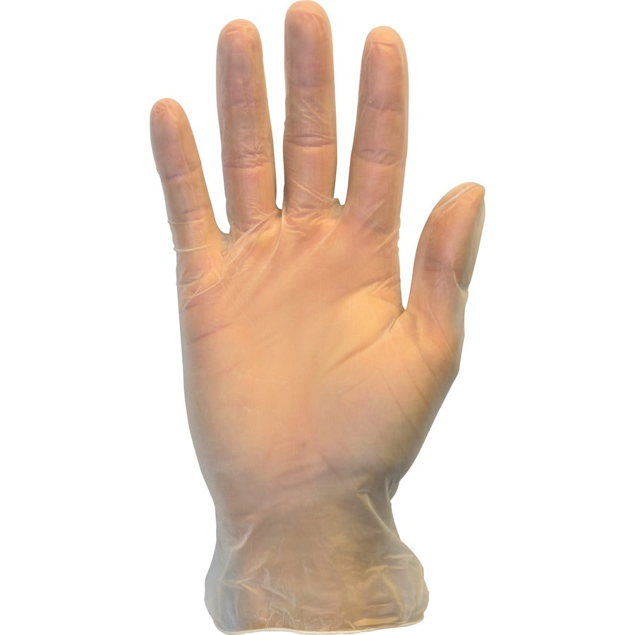 Safety Zone Powder Free Clear Vinyl Gloves (GVP9LGHHCT)