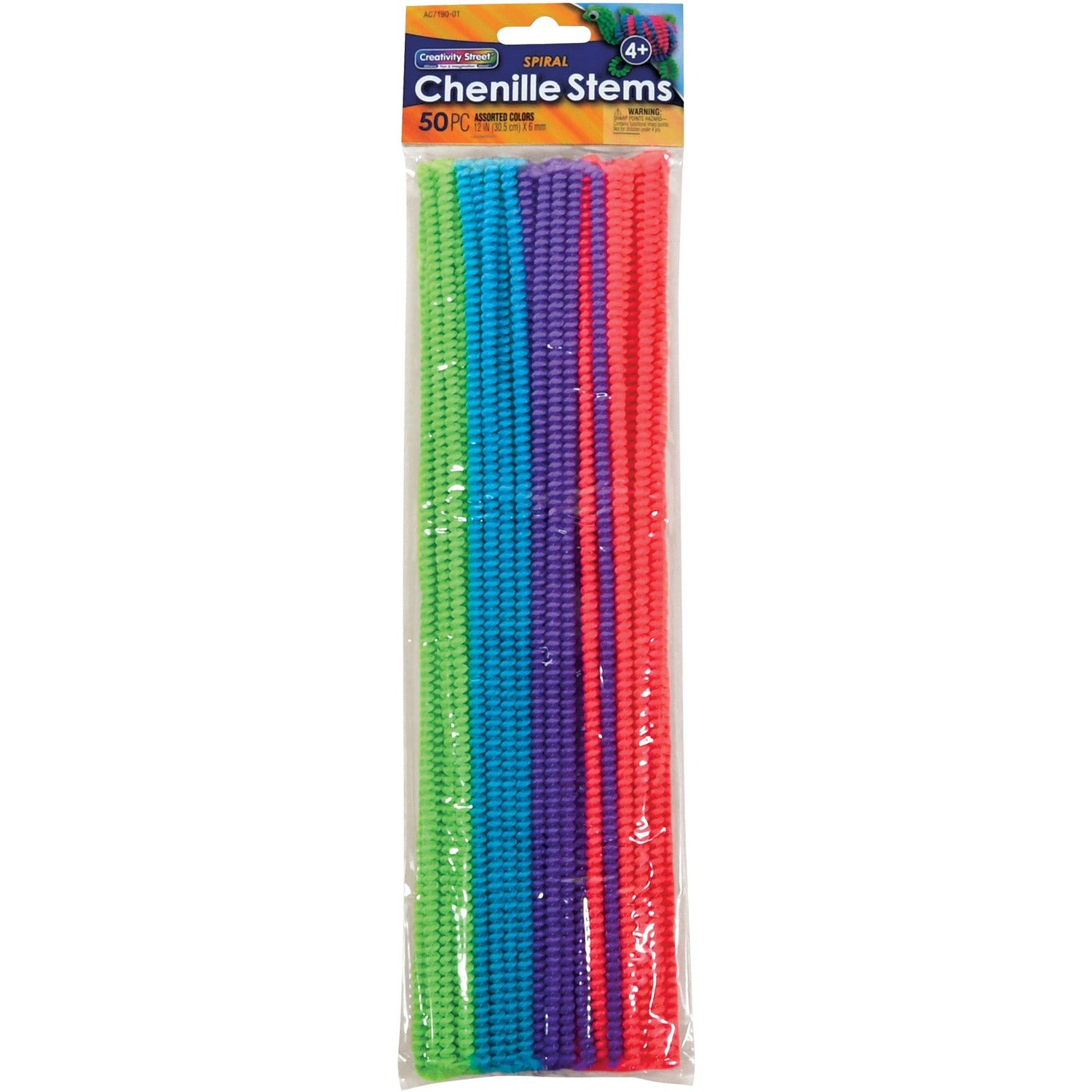 Creativity Street Spiral Chenille Stems (AC719001)