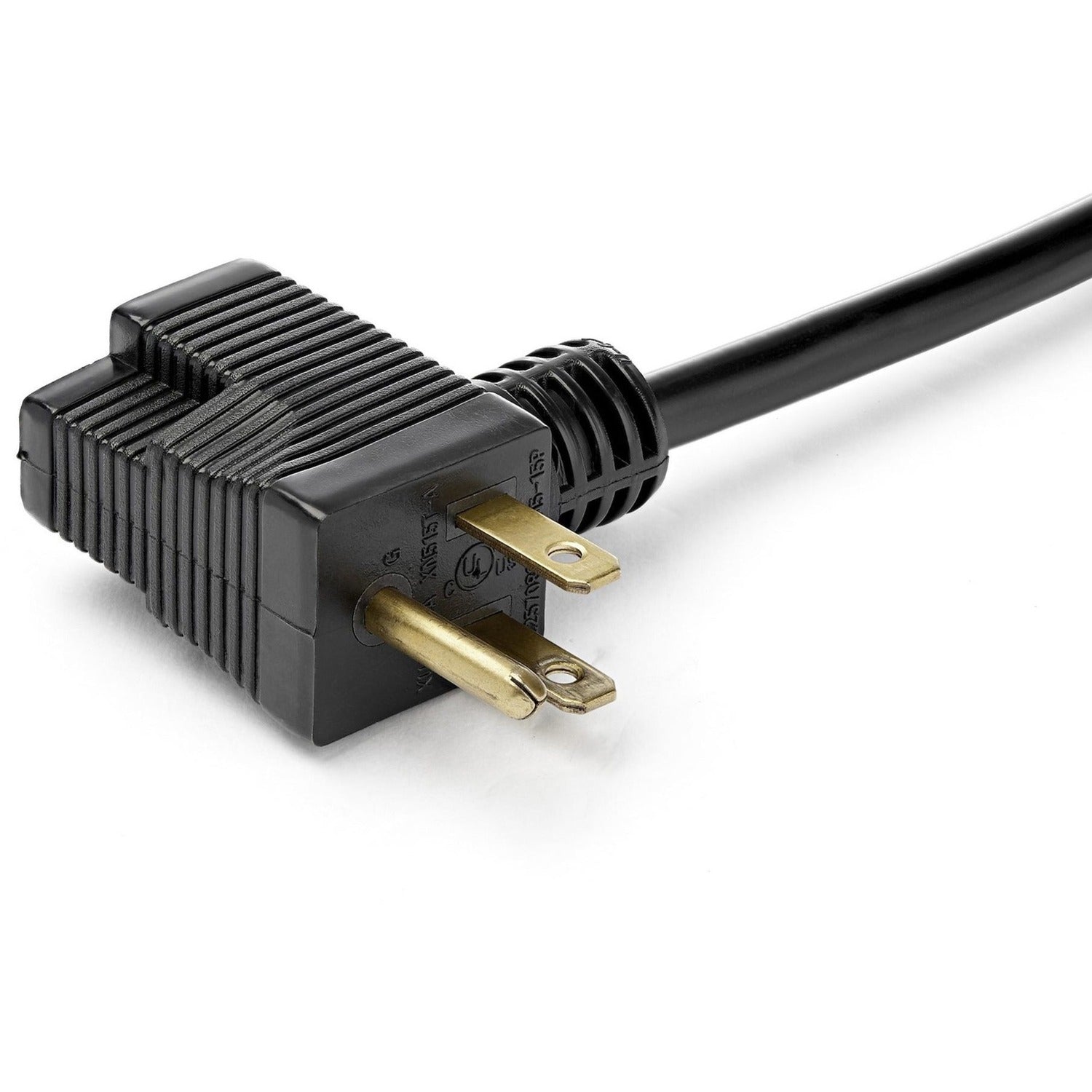 StarTech 1ft Short Extension Cord, Outlet Saver (PAC102)