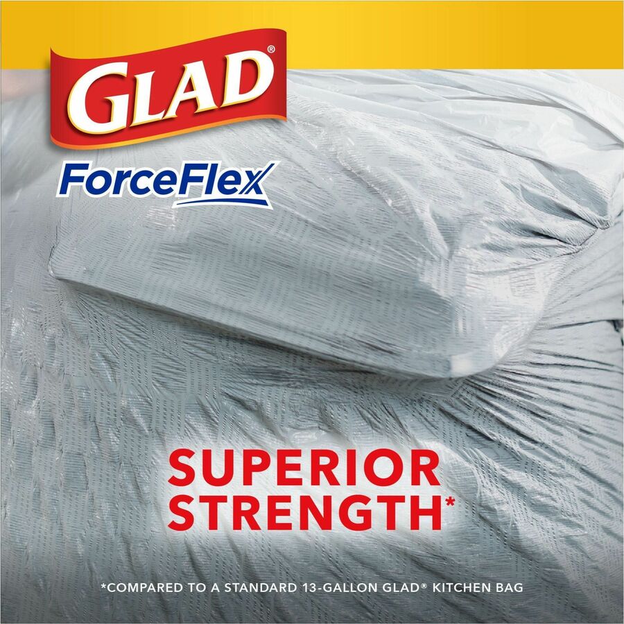 Glad ForceFlex Tall Kitchen Drawstring Trash Bags (78563)