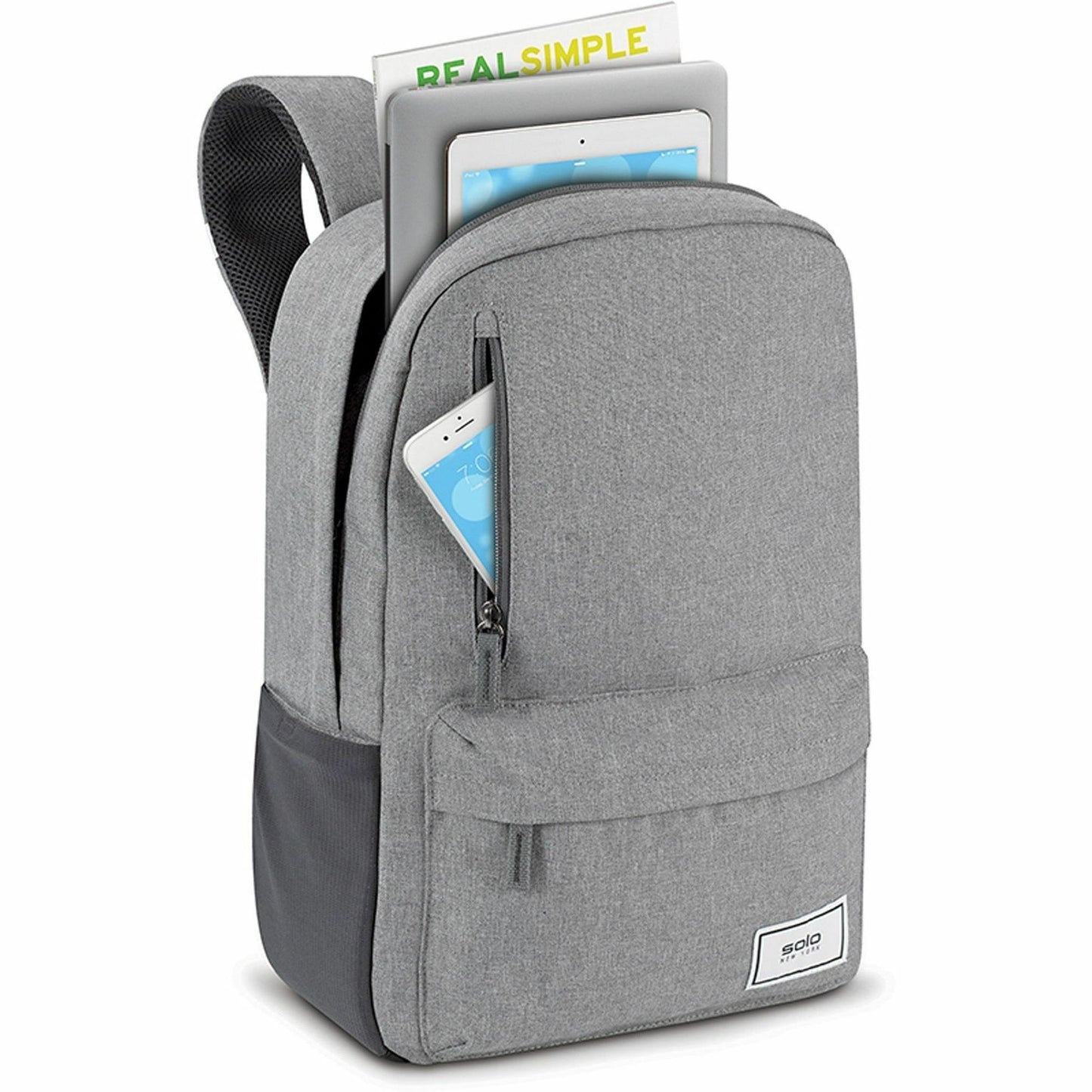 Solo Re:claim Carrying Case (Backpack) for 15.6" Notebook - Gray (UBN76010)