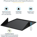 StarTech 2u 19in 2 Post Network Rack Shelf (CABSHF2POST2)