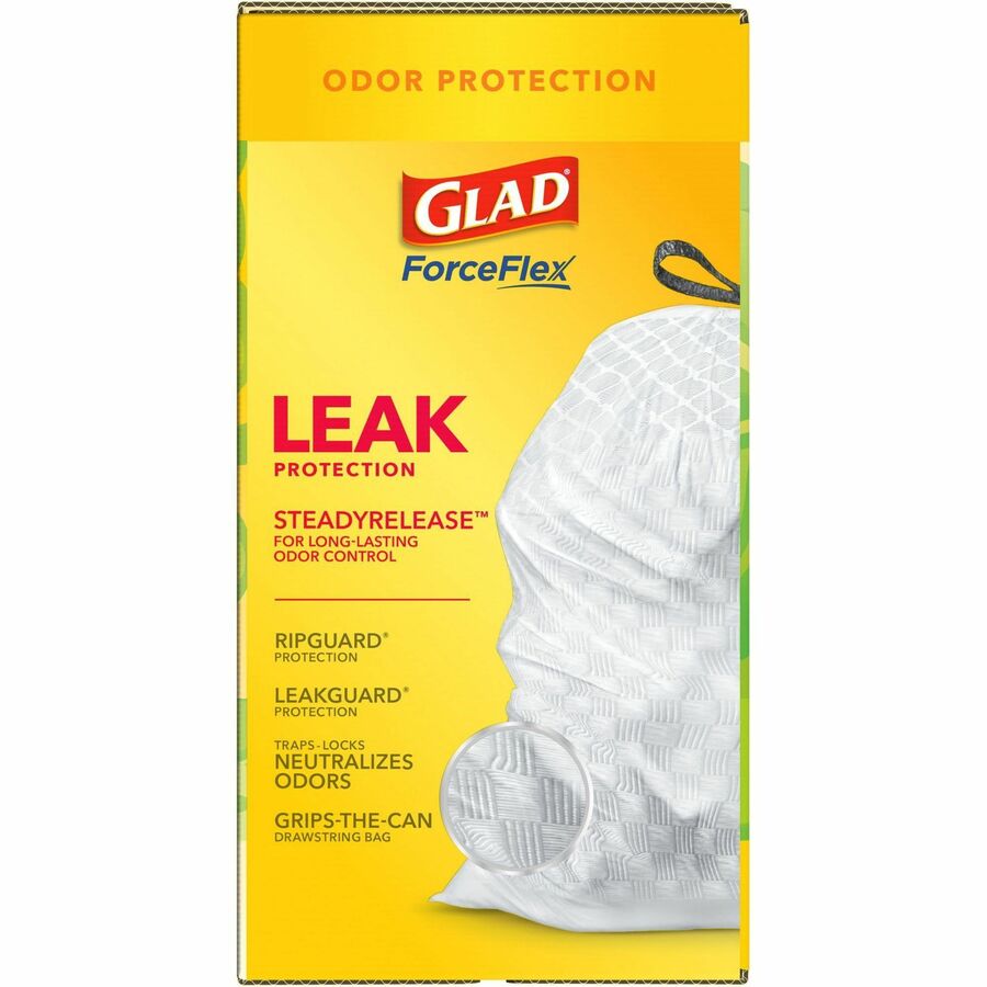 Glad ForceFlex Tall Kitchen Drawstring Trash Bags (79114)