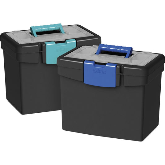 Storex File Storage Box with XL Storage Lid (61414B02C)