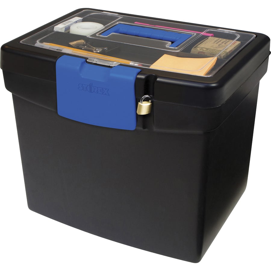 Storex File Storage Box with XL Storage Lid (61415B02C)