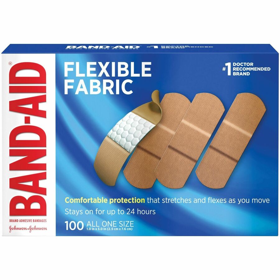 Band-Aid Flexible Fabric Adhesive Bandages (4444CT)