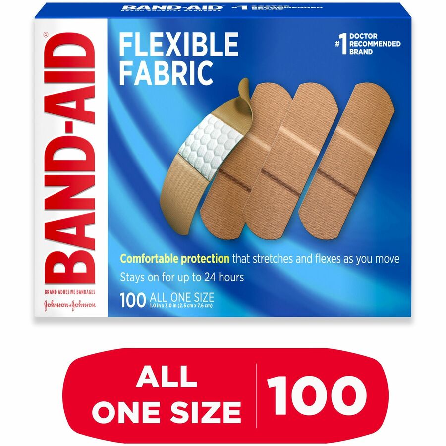 Band-Aid Flexible Fabric Adhesive Bandages (4444CT)