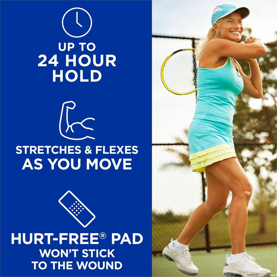 Band-Aid Flexible Fabric Adhesive Bandages (4444CT)