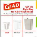 Glad Small Kitchen Drawstring Trash Bags (79120)