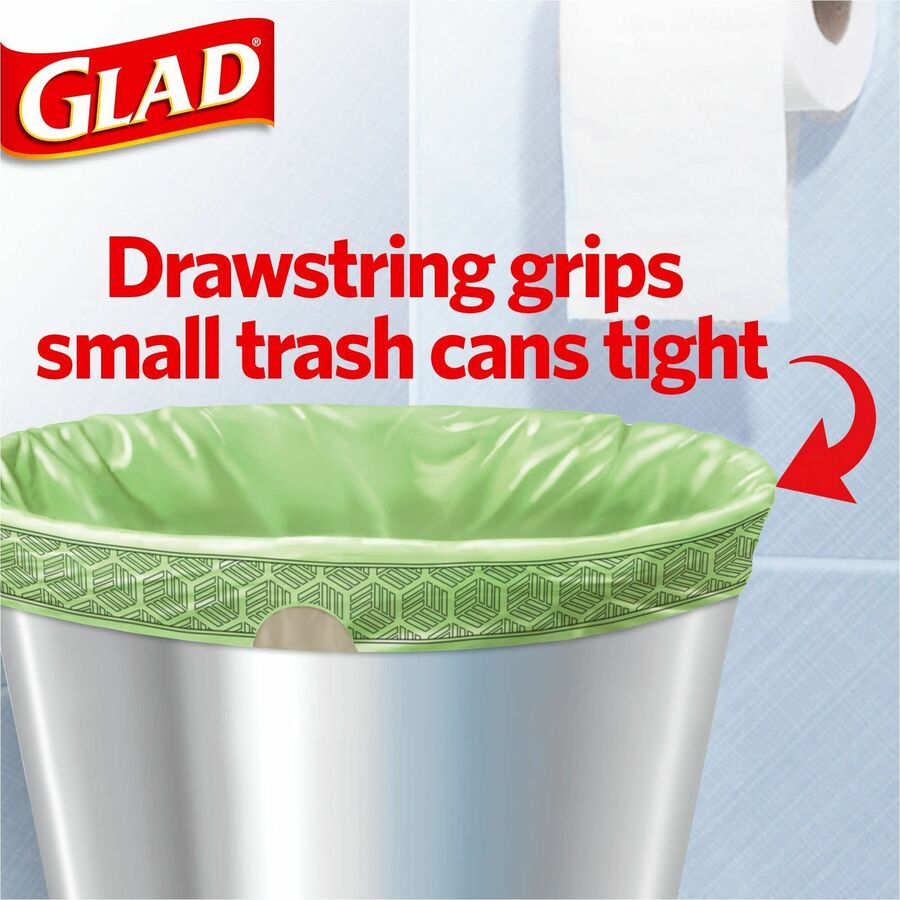 Glad Small Kitchen Drawstring Trash Bags (79120)