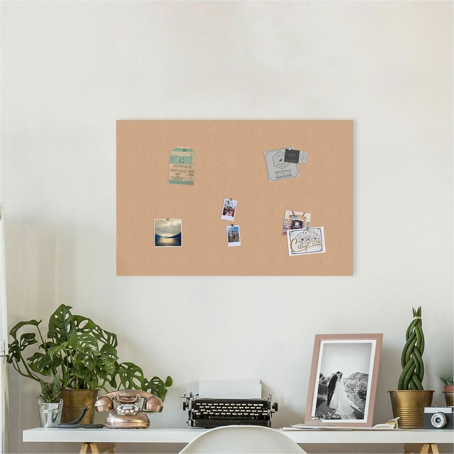 U Brands Cork Canvas Bulletin Board (2875U0001)