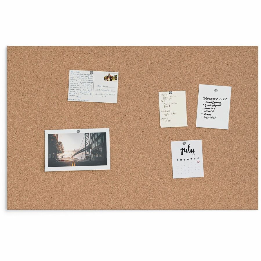 U Brands Cork Canvas Bulletin Board (2875U0001)