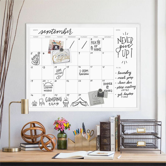 U Brands Magnetic Dry Erase Calendar (2918U0001)