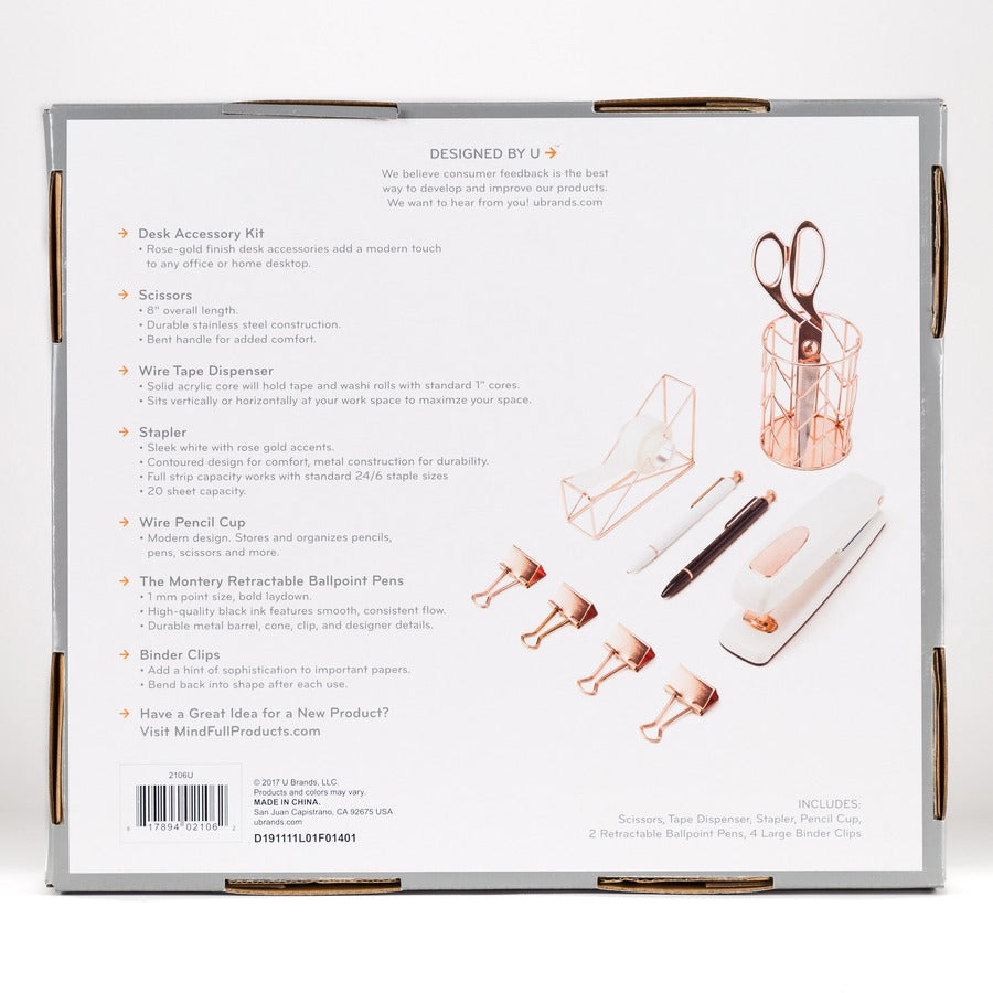 U Brands Desktop Accessory Kit (2106U0001)