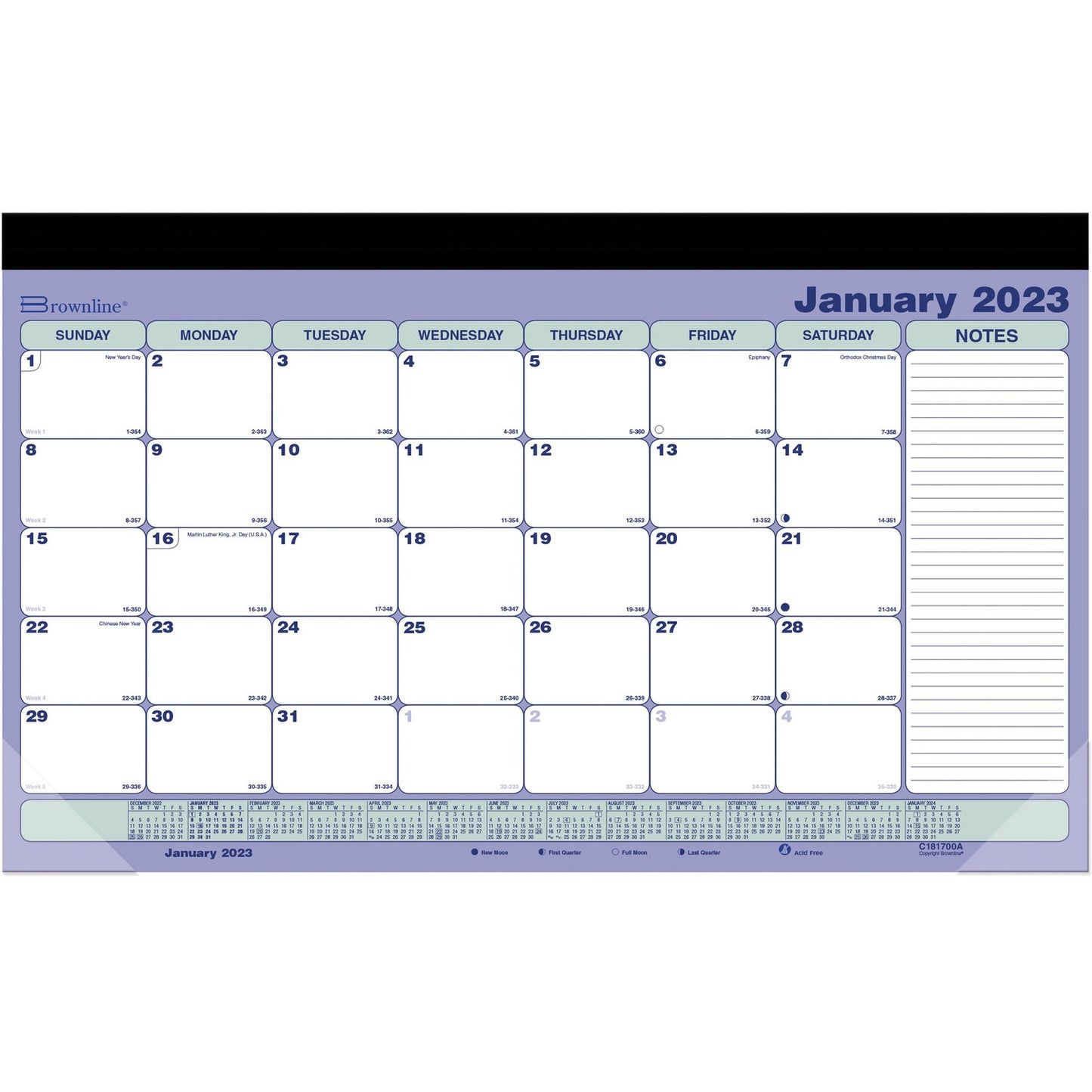 Brownline Magnetic Calendar (C181700A)