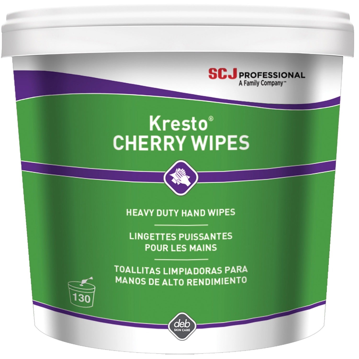 SC Johnson Kresto Heavy-Duty XL Hand Wipes (KCW130W)