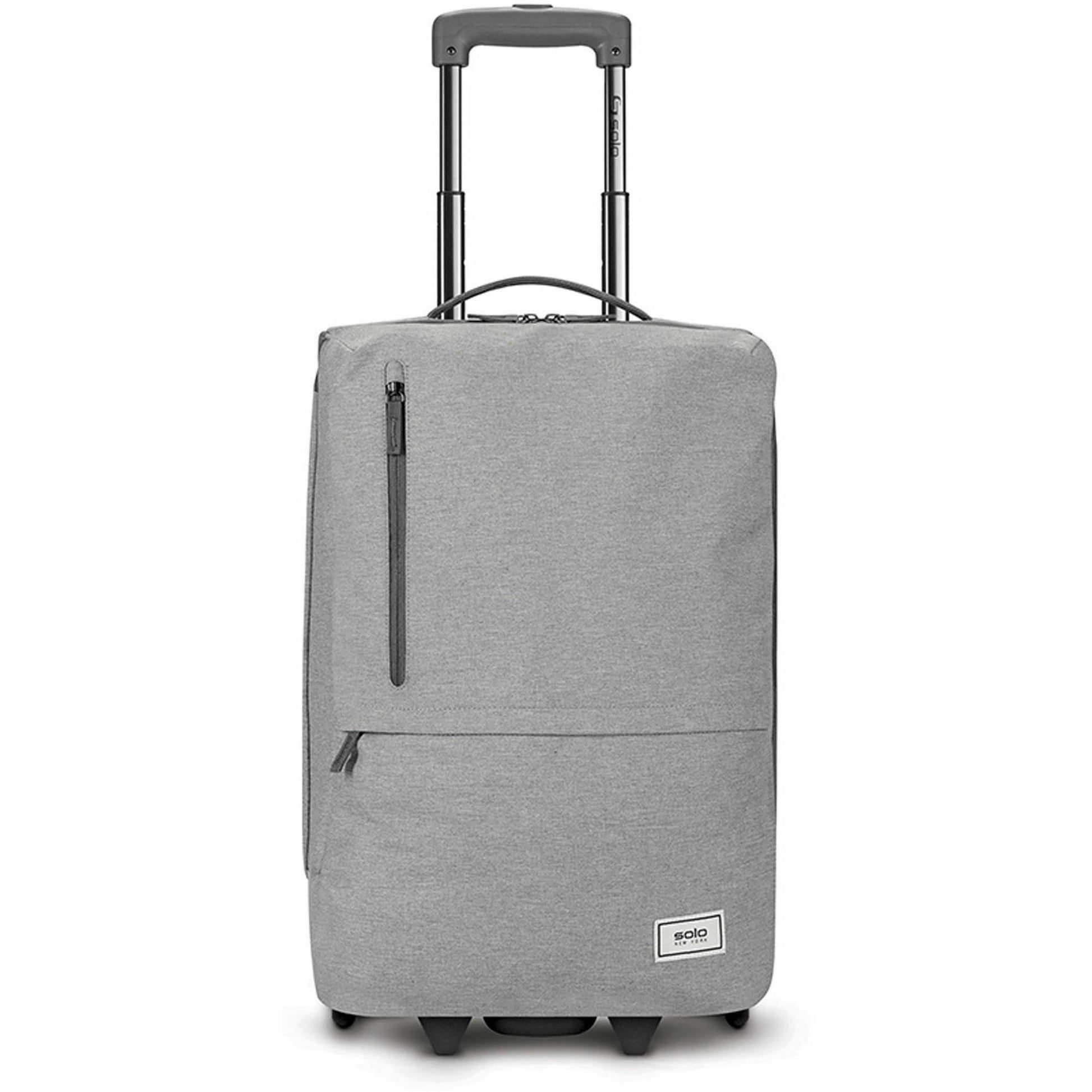 Solo Re:treat Travel/Luggage Case (Carry On) Travel Essential - Gray (UBN91410)