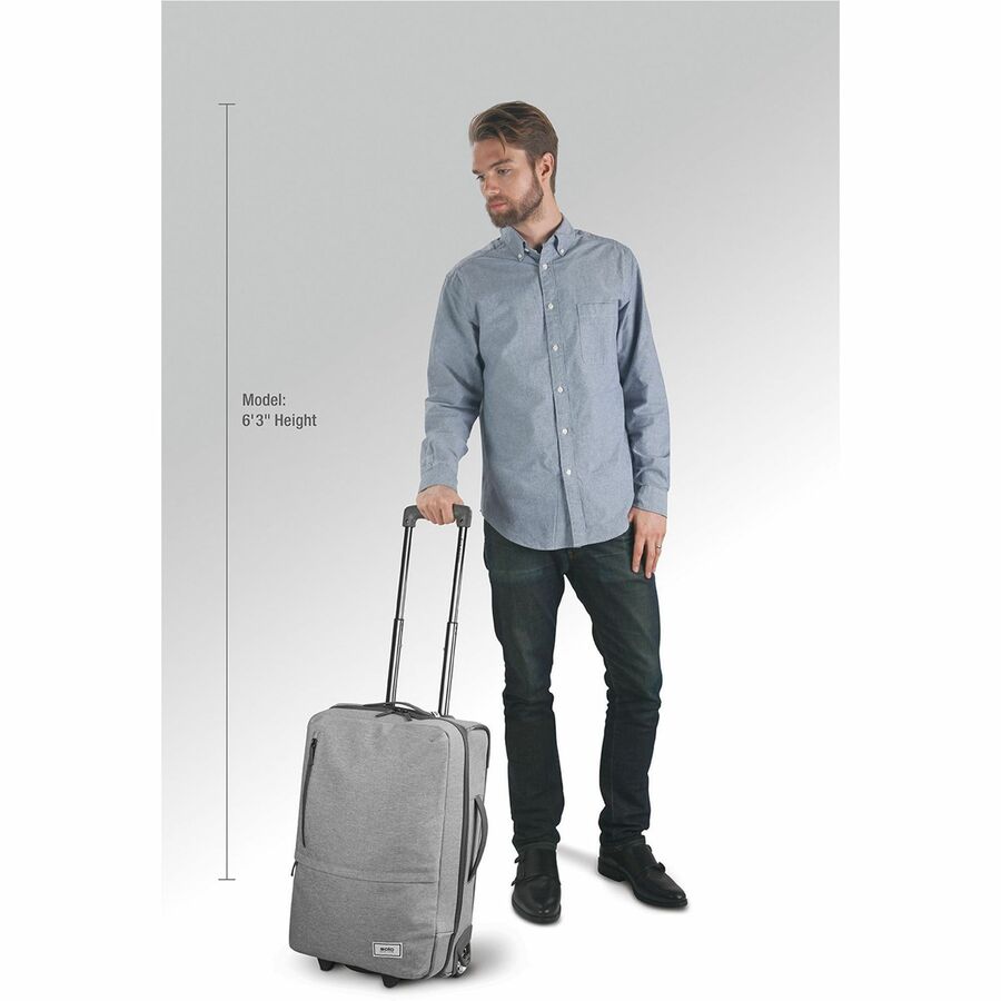 Solo Re:treat Travel/Luggage Case (Carry On) Travel Essential - Gray (UBN91410)