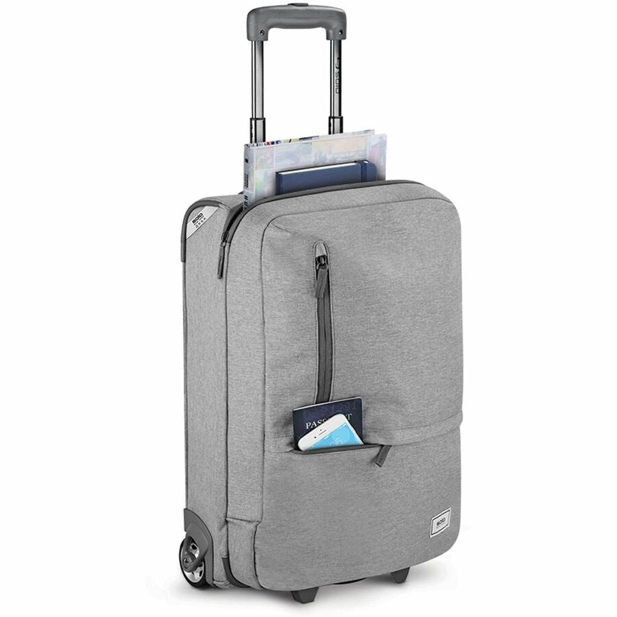 Solo Re:treat Travel/Luggage Case (Carry On) Travel Essential - Gray (UBN91410)