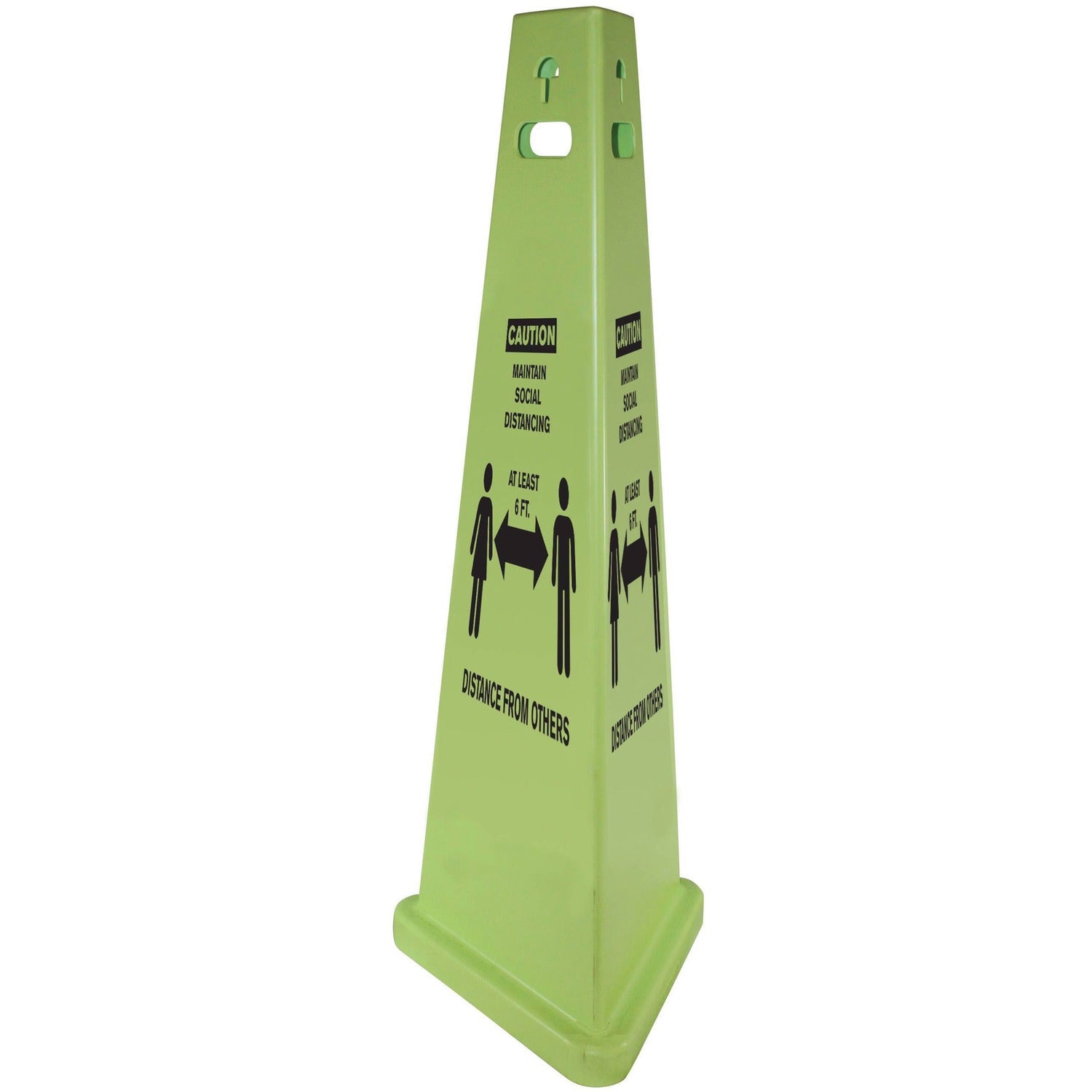 Impact TriVu Social Distancing 3 Sided Safety Cone (9140SD)