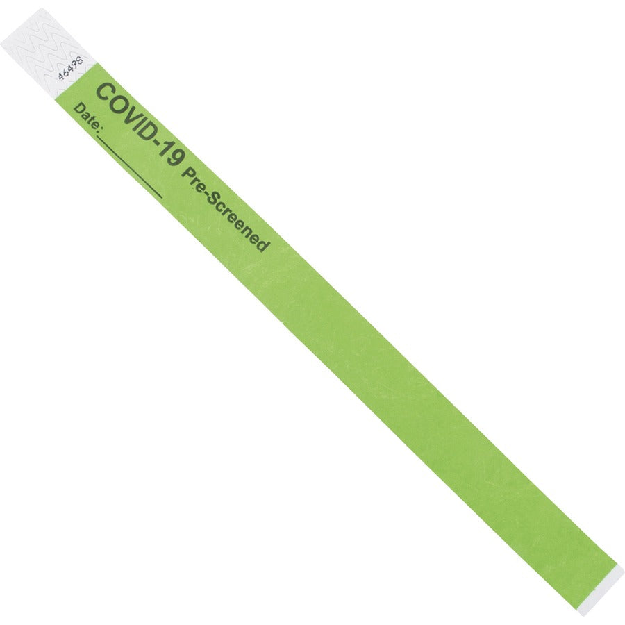 Advantus COVID Prescreened Tyvek Wristbands (76097)