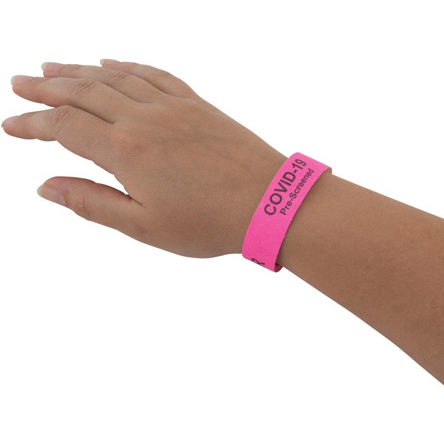 Advantus COVID Prescreened Visitor Wristbands (76095)