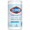 Clorox Free & Clear Compostable All Purpose Cleaning Wipes (32486CT)