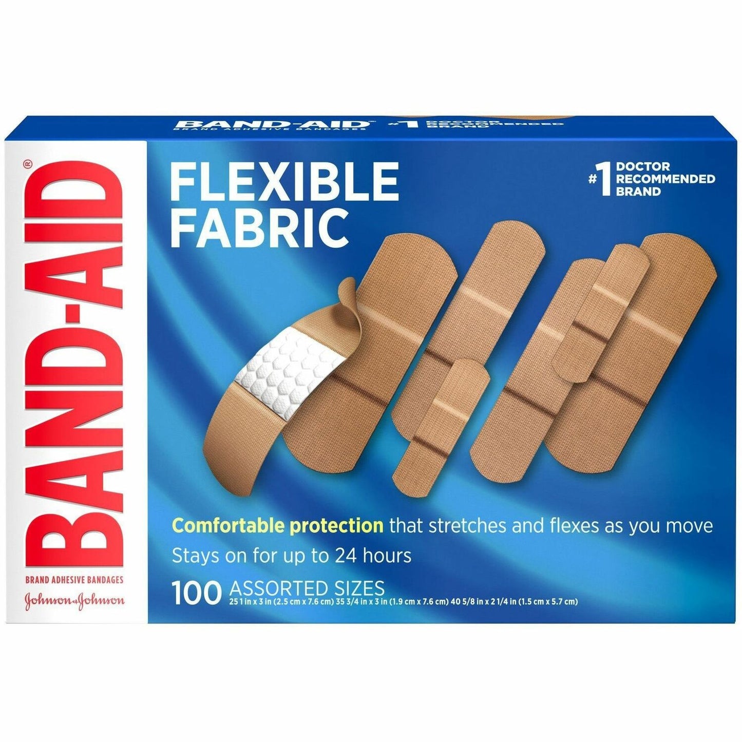 Band-Aid Flexible Fabric Adhesive Bandages (115078)