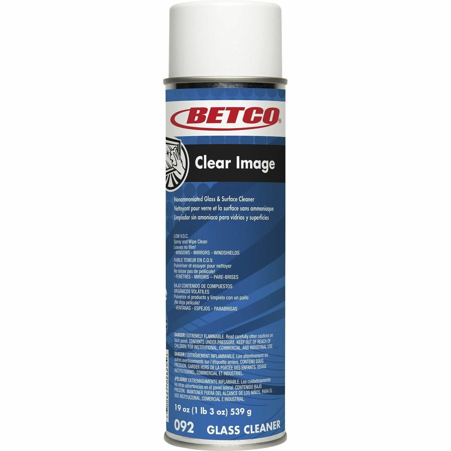 Betco Clear Image Glass & Surface Aerosol Cleaner (0922302)