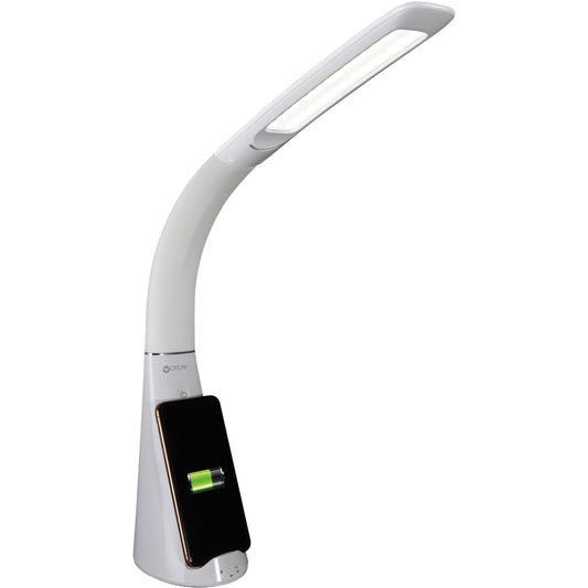 OttLite Purify LED Desk Lamp with Wireless Charging and Sanitizing (SCNQC00S)