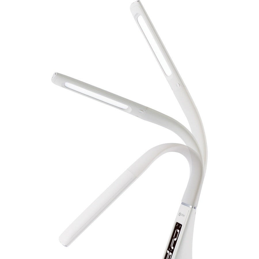 OttLite Thrive LED Desk Lamp with Clock and Sanitizing (SCEY700S)