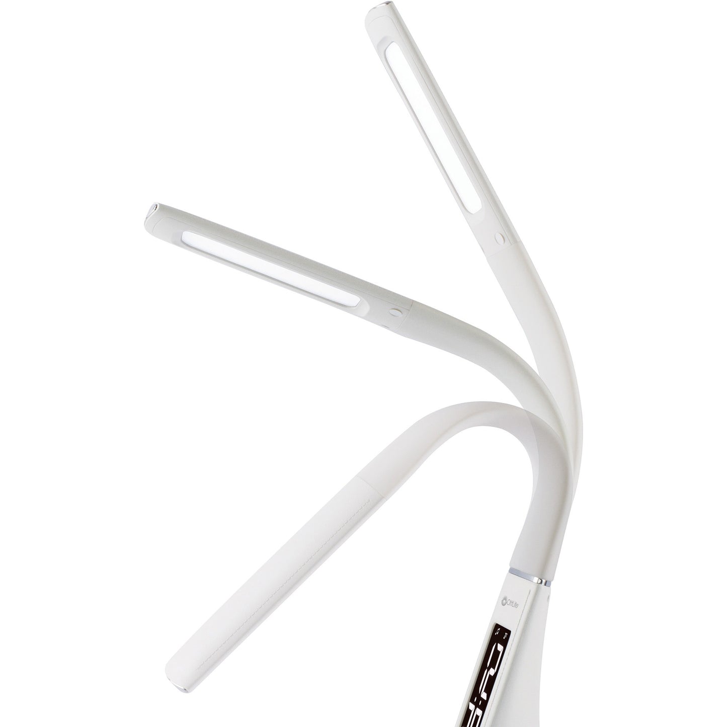 OttLite Thrive LED Desk Lamp with Clock and Sanitizing (SCEY700S)