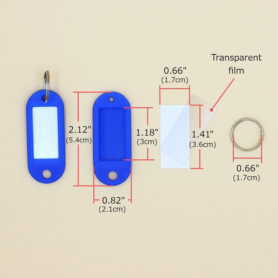 CARL Split Ring Key Tags (81020)