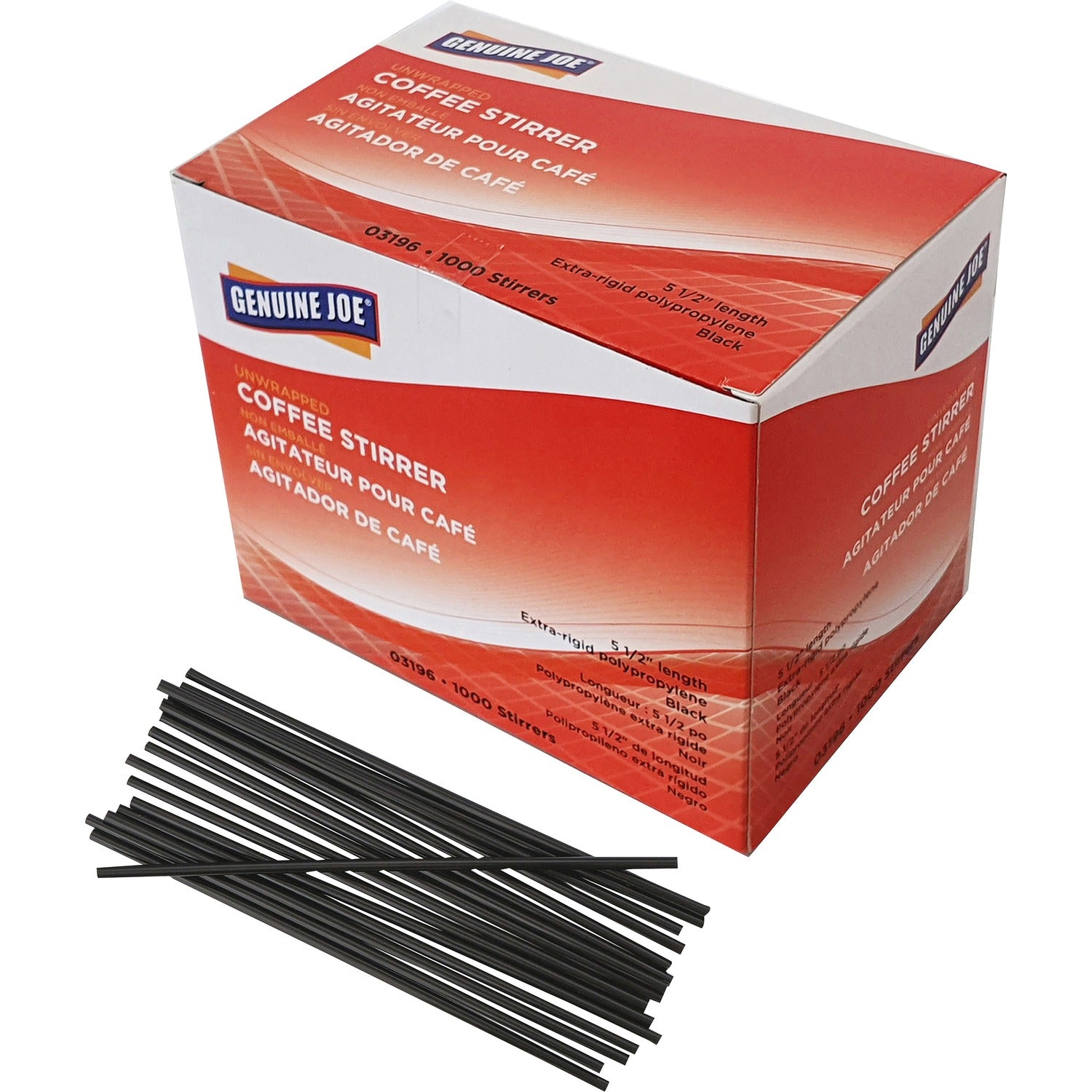 Genuine Joe Plastic Stirrers (03196)