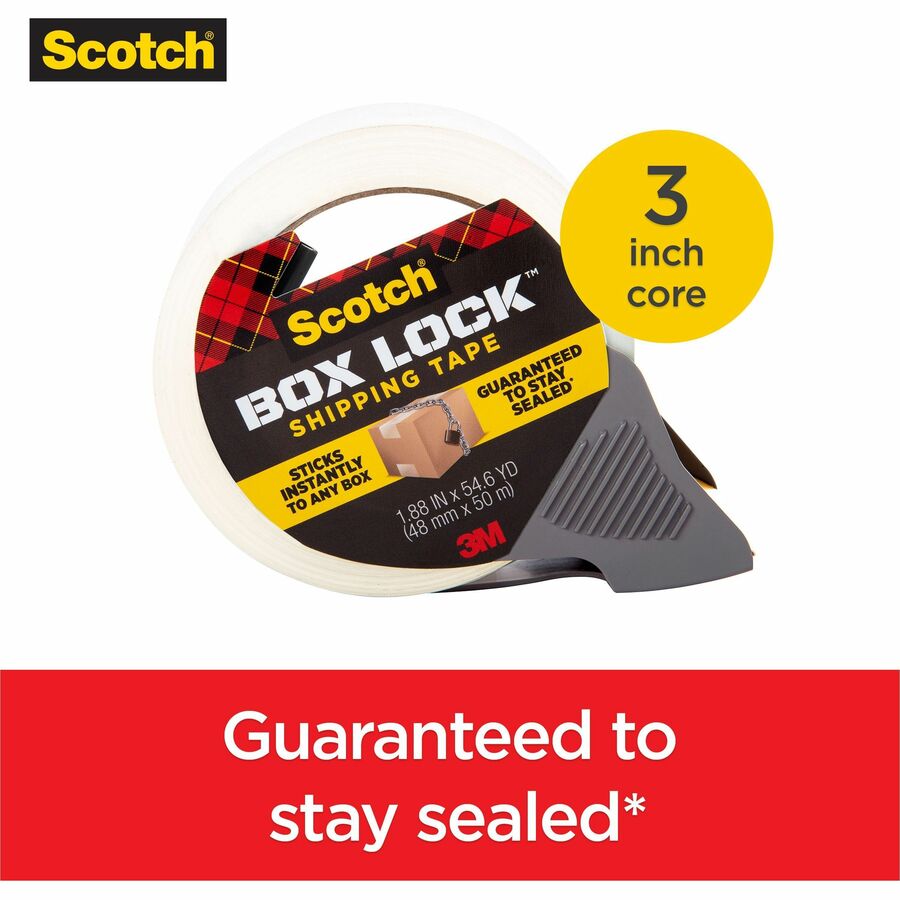 Scotch Box Lock Packaging Tape (3950RD)