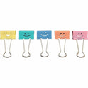 Business Source Smiling Face Binder Clips (03159)