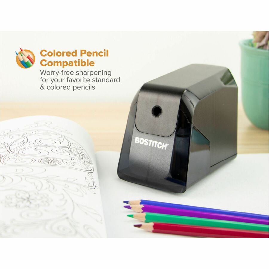 Bostitch BPS4 Battery Powered Pencil Sharpener (BPS4BLK)