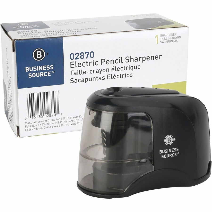 Business Source 2-way Electric Pencil Sharpener (02870)