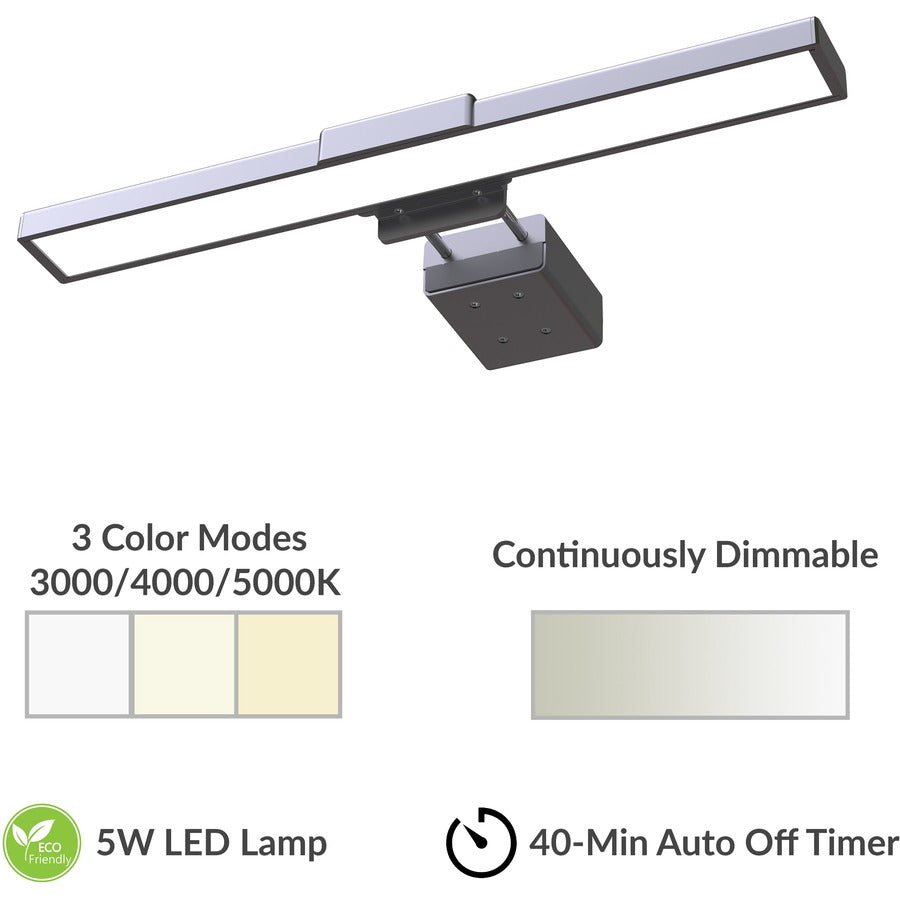 Lorell 11" LED Monitor Lamp (03149)