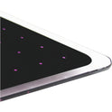  Glacier Violet & Black Plan & Grid Glass Dry Erase Board - 17" x 23" (FCVGM1723VP)