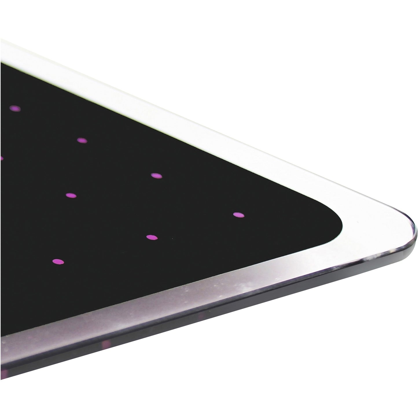  Glacier Violet & Black Plan & Grid Glass Dry Erase Board - 17" x 23" (FCVGM1723VP)