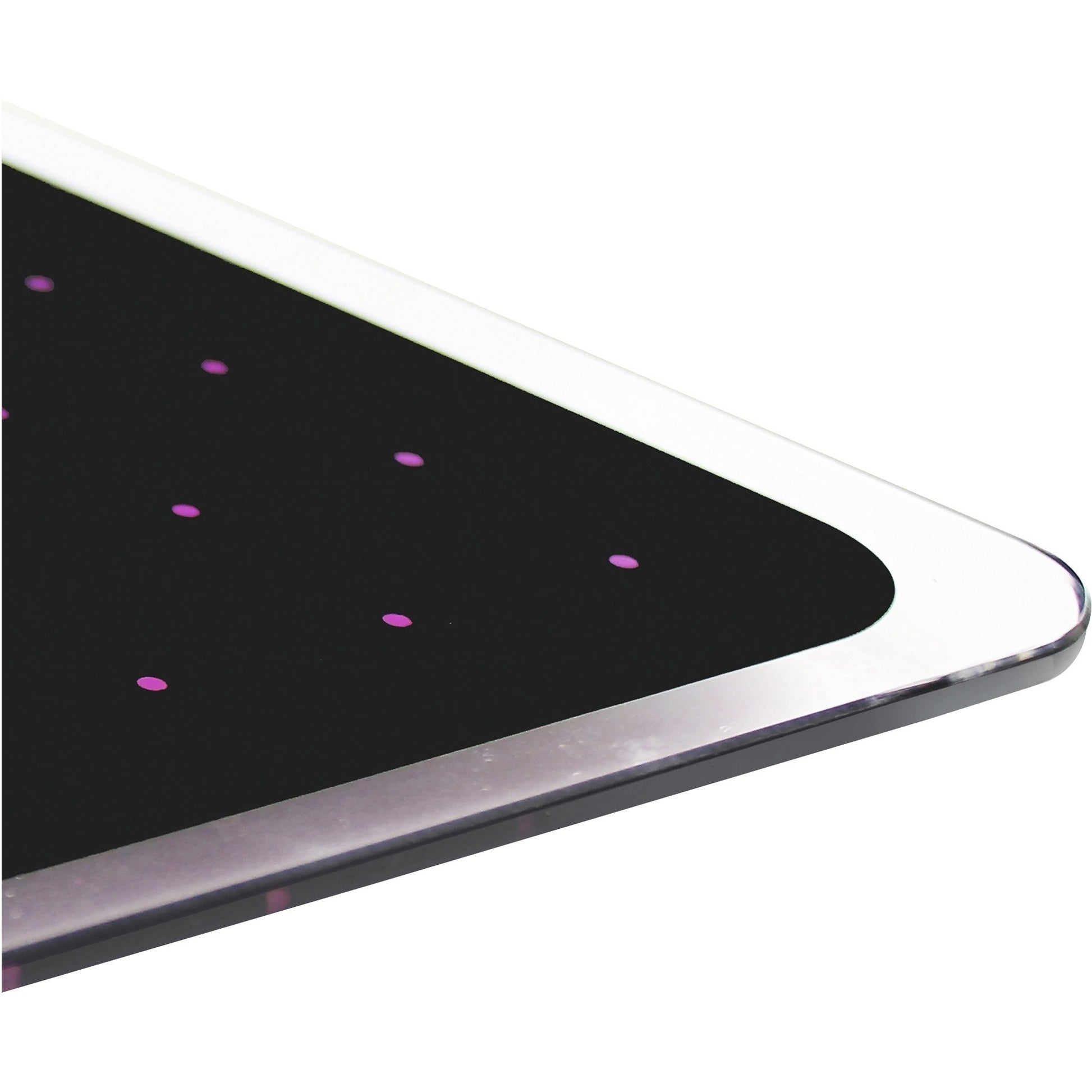  Glacier Violet & Black Plan & Grid Glass Dry Erase Board - 17" x 23" (FCVGM1723VP)