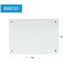 Bi-silque Dry-Erase Glass Board (GL074407)